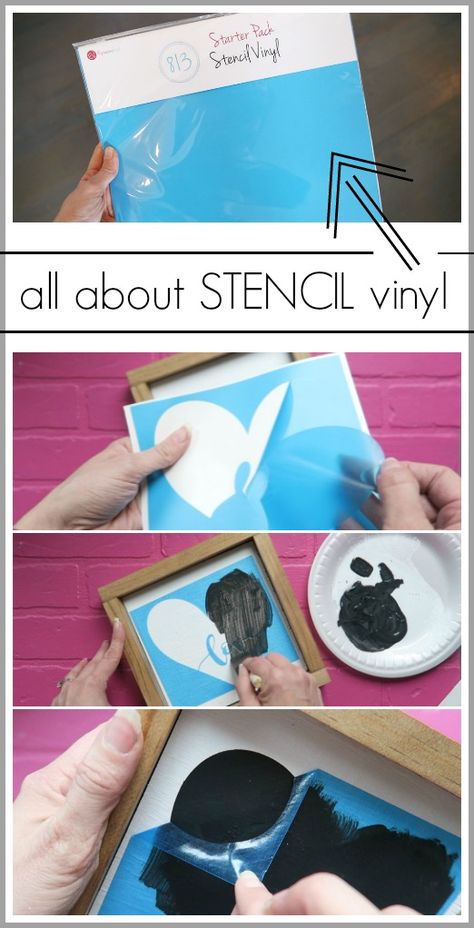 Stencil Vinyl, what it is and how to use it - Sugar Bee Crafts Inkscape Tutorials, Stencils For Wood Signs, Cricut Stencils, Stencil Vinyl, Cricut Air, Cricut Tips, Vinyl Gifts, Mason Jar Crafts Diy, Silhouette Stencil