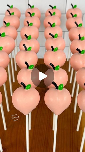 Peach Cake Pops, Peach Items, Cake Pops How To Make, Peach Cake, What Questions, Coral Peach, What If Questions, Cakepops, Cake Mold