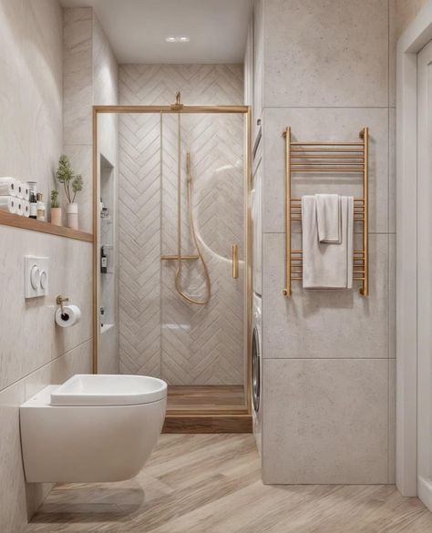 Small Ensuite, En Suite Shower Room, Bilik Air, Small Bathroom Renovations, Bathroom Design Layout, Bathroom Redesign, Downstairs Bathroom, Bathroom Inspiration Decor, Small Bathroom Ideas