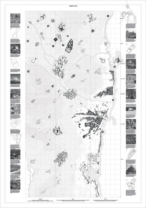 Architecture Layout Board, Material Study Architecture, Architecture Association, Mapping Architecture, Architectural Mapping, Maps Architecture, Map Architecture, Site Analysis Architecture, Map Diagram