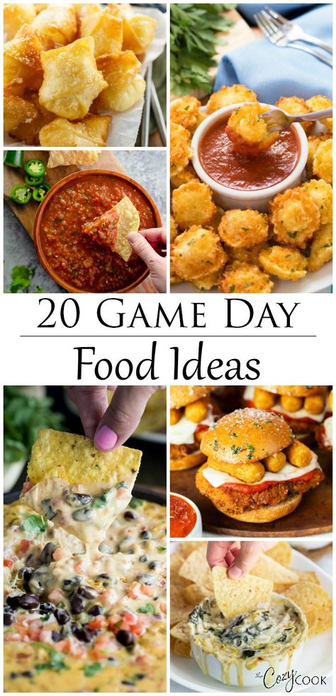 Essen, Easy Game Day Food, Game Day Food Ideas, Super Bowl Party Food Ideas, Game Day Foods, Football Game Food, Football Food Appetizers, Super Bowl Party Food, Game Night Food