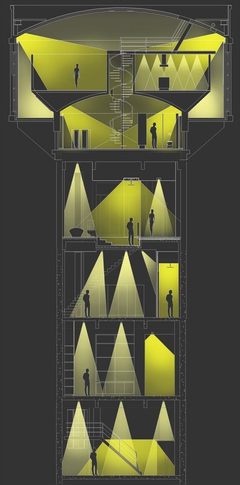 light study 02 Lighting Diagram, Architectural Lighting Design, Gallery Lighting, Light Study, Lighting Plan, Study Architecture, Lighting Concepts, The Chateau, Lighting Design Interior