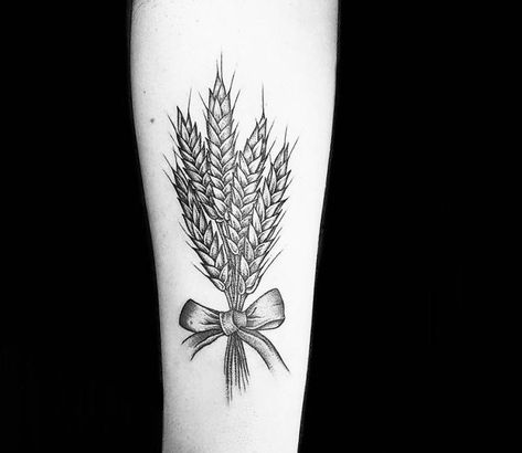 Cornfield Tattoo, Ear Of Corn Tattoo, Cornstalk Tattoo, Corn Plant Tattoo, Wheat Bundle Tattoo, Corn Stalk Tattoo, Wheat Stalk Tattoo, Corn Tattoo, Wheat And Barley Tattoo