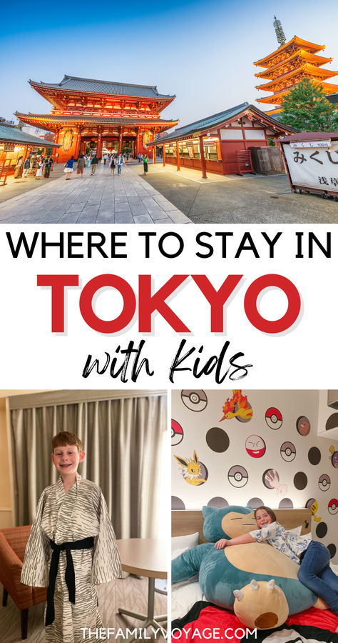 Are you trying to decide where to stay in Tokyo with kids? I'm sharing my insights on the best hotels in Tokyo for families including family-friendly amenities and locations. Don't mess this valuable info on Tokyo places to stay! | Japan family trip | Japan family vacation | where to stay in Tokyo Japan with kids | best hotels in Tokyo Japan for families | Japan travel planning | Japan trip planning Japan Family Vacation, Japan Itinerary With Kids, Family Trip To Japan, Tokyo Places, Korea Vacation, Travel To Tokyo, Hotels In Tokyo Japan, Japan For Kids, Hotels In Tokyo