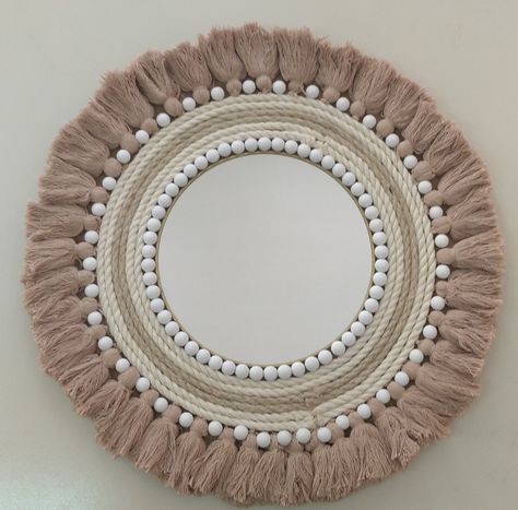 Mirror 🪞... Jute Mirror, Interior Designer Aesthetic, Diy Mirror Wall Decor, Tattoo Home, Aesthetic Entrance, Inspiration Wall Art, Aesthetic Door, Door Aesthetic, Aesthetic Painting Ideas