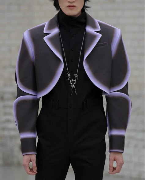 Futuristic Fashion Male, Rok Outfit, High Fashion Men, Genderless Fashion, Fashion Design Collection, Queer Fashion, Mens Outfit Inspiration, Fashion Suits For Men, Futuristic Fashion