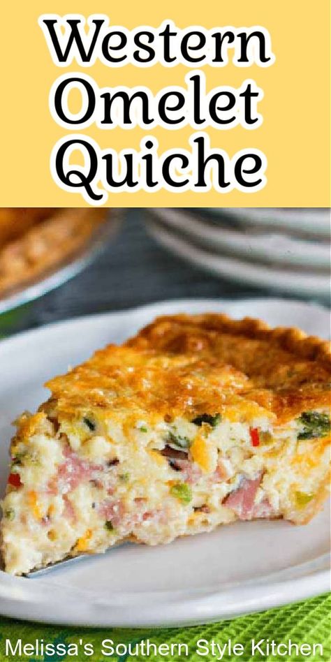 Quiche Recipes Breakfast, Western Omelet Quiche, Breakfast Quiche Recipes Easy, Muffins Breakfast, Breakfast Quiche Recipes, Quiche Recipes Easy, Breakfast Quiche, Breakfast Healthy, Breakfast Muffins