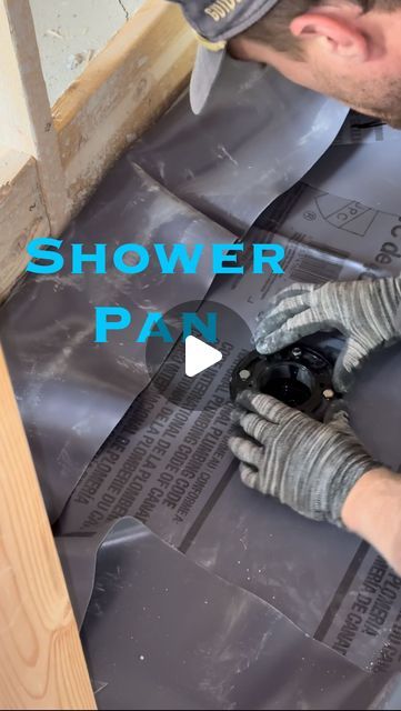 Keifer Kelson on Instagram: "Another shower pan at the cabin site 🏕️
.
.
.
.
#oatey #showerpan #showerpanliner #tile #tileprep #construction #construccion #constructiontips #fyp #diy #diyproject #asmr #asmrsounds #asmrvideo #plumbing #framing" Diy Shower Pan How To Build, How To Build A Shower Pan, Cement Shower Ideas, Shower Pan Tile Ideas, Installing Shower Pan, Cheap Shower Ideas, Diy Shower Pan, Rustic Shower Ideas, Concrete Shower Pan