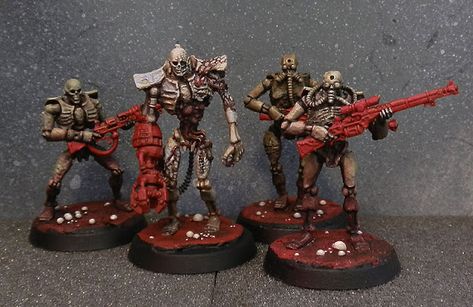 Gardens of Hecate: CLXXXIII. Kill Team: Necron Immortal and Second Deathmark Necron Kitbash, Necrons 40k, Necron Army, Necron Warriors, Dark Mechanicus, Warhammer 40k Necrons, Rogue Traders, Dark Eldar, Thousand Sons