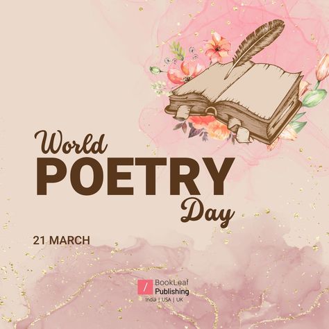 world poetry day World Poetry Day Poster, Publishing Poetry, Poetry Club, Club Posters, World Poetry Day, Poem Writing, Poetry Day, Writing Posters, Club Poster