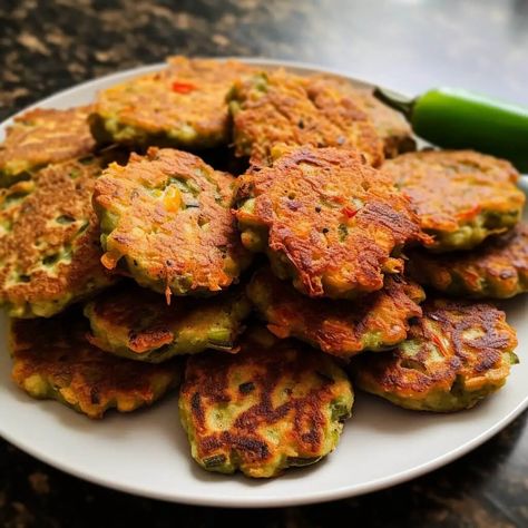 OKRA PATTIES - Life with Susan Okra Patties Recipe, Okra Patties, Cream Cheese Chicken Enchiladas, Fried Okra, Dream Bars, Potato Fritters, Hamburger Soup, Refreshing Salad, Caramel Pecan