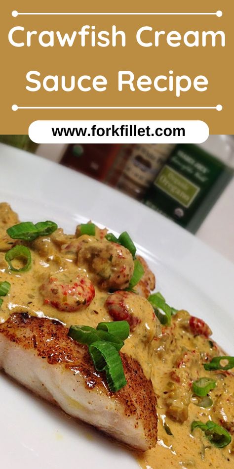 In this blog, I will share with you a Crawfish Cream Sauce Recipe that is extremely delicious. Steak With Crawfish Sauce, Catfish With Crawfish Sauce, Blackened Redfish Recipes, Crawfish Sauce For Steak, Crawfish Crockpot Recipes, Cajun Crawfish Cream Sauce, Blackened Catfish With Cream Sauce, Crawfish Cream Sauce For Fish, Cajun Cream Sauce Pasta