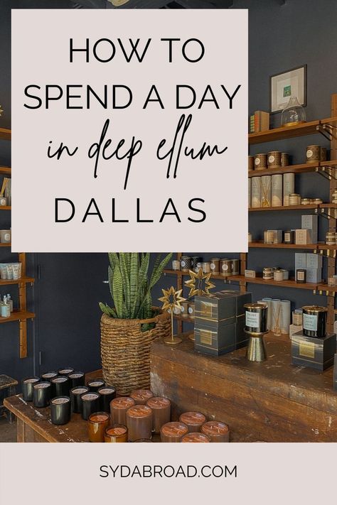 This contains: deep ellum dallas restaurants Diy Travel Hacks, Trip Planning Template, Deep Ellum Dallas, Weekend In Dallas, Dallas Things To Do, Austin Texas Travel, Texas Travel Guide, Travel Hacks Airplane, Travel Guide Design