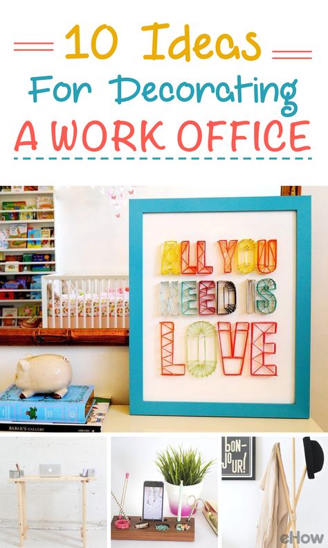 Make your office space your own with these easy, cheap decor ideas: http://www.ehow.com/way_5128380_ideas-decorating-work-office.html?utm_source=pinterest.com&utm_medium=referral&utm_content=curated&utm_campaign=fanpage Redecorate Office At Work, Cheap Office Wall Decor Easy Diy, Easy Office Decor, Office Decor Diy Ideas, Professional Office Decorating Ideas For Work Bulletin Boards, Diy Office Decor At Work Wall Art, Welcome Back To Work Office Decorations, Office Wall Decor Diy, Fall Office Decor Work