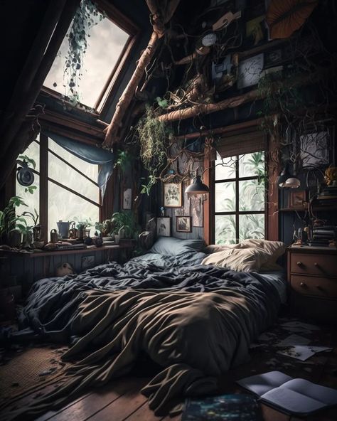 Bedroom Ideas Accent Wall, Bedroom Ideas Small Spaces, Fall Baking Ideas, Goth Autumn, Dark Romantic Bedroom, Dark Cozy Bedroom, Autumn Cake, Academia Bedroom, Cottage Core Room