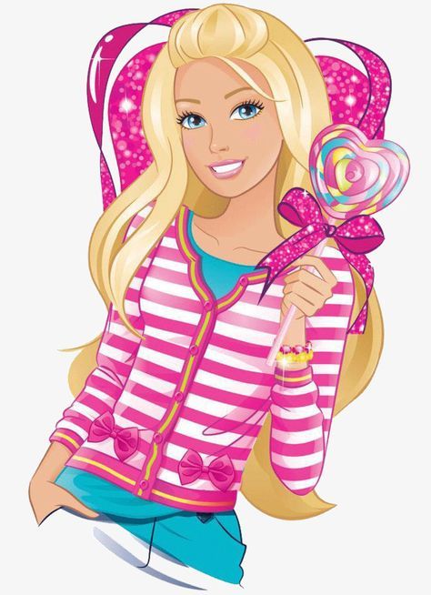 Barbie Png, Cartoon Girl, Barbie Doll, Pink