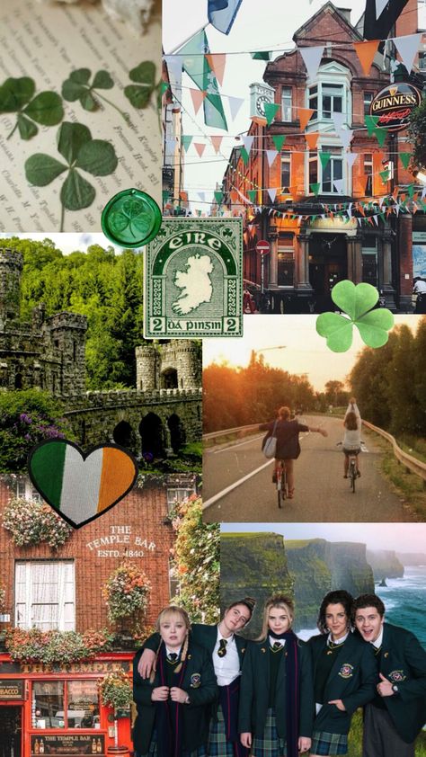 #march #ireland #derrygirls #moodboard Travel, Dublin, Irish Aesthetic, Travel Collage, Erin Go Bragh, Future Life, Aesthetic Girl, Aesthetic Wallpapers