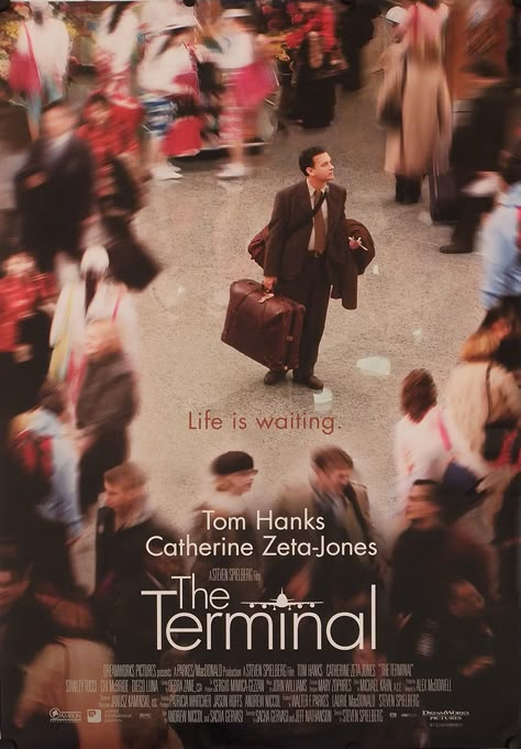 Steven Spielberg Movies, Romance Movie Poster, Fritz Lang, The Terminal, Comedy Movie, See Movie, Catherine Zeta Jones, Steven Spielberg, Tom Hanks