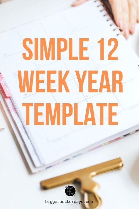 Organisation, Change Your Life In A Year, 12 Week Fitness Plan, 10 Year Plan Template, The 12 Week Year Planner, Twelve Week Year, 12 Week Plan Template, 12 Week Goals, 12 Week Year Goals Ideas