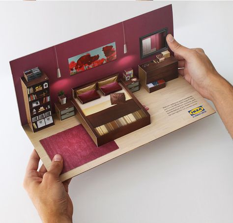 POP UP FURNITURE DM - IKEA on Behance Direct Mailer, 브로셔 디자인, Brochure Design Creative, Creative Brochure, Plakat Design, 카드 디자인, Buku Skrap, Design Brochure, Direct Mail