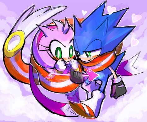 Sonic Skyline: Be my Cupid by Drawloverlala Sonic Skyline, Sonic Collection, Sonamy Comic, Rouge The Bat, Sonic Characters, Sonic And Amy, Sonic Funny, Sonic 3, Sonic And Shadow