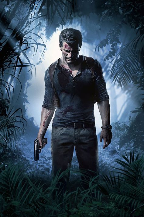 Uncharted 4: A Thiefs End Nathan Drake Poster - Video Games Ps4 - Ideas of Video Games Ps4 #videogamesPS4 #PS4 #videogames -   Poster of #NathanDrake from #Uncharted4: A Thiefs End re-created with vectors Uncharted Tattoo, Uncharted Artwork, Uncharted A Thief's End, Uncharted Drake, Uncharted Game, Uncharted Series, A Thief's End, Video Games Ps4, Uncharted 4