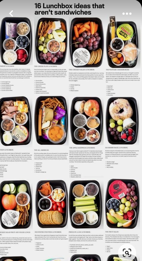 School Lunch Recipes, Healthy Lunch Snacks, Meal Prep Snacks, Healthy Lunch Meal Prep, Healthy School, Easy Healthy Meal Prep, Work Meals, Lunchbox Ideas, Prepped Lunches