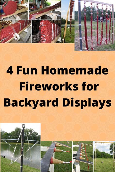 Here are four projects to help fill your bucket of fireworks ideas for your July 4th, New Years, or any backyard fireworks display. These are from the fireworking mind of Ned Gorski. Each project is designed to get your creative juices flowing in new and exciting ways. Use these tips to create your own signature pieces for your show. Click through for these great ideas for your next backyard fireworks displays and more homemade fireworks projects from Skylighter.com Backyard Fireworks, Fireworks Stand, Homemade Fireworks, How To Make Fireworks, Firework Stands, Fill Your Bucket, Firework Rocket, Gutter Garden, Fire Works