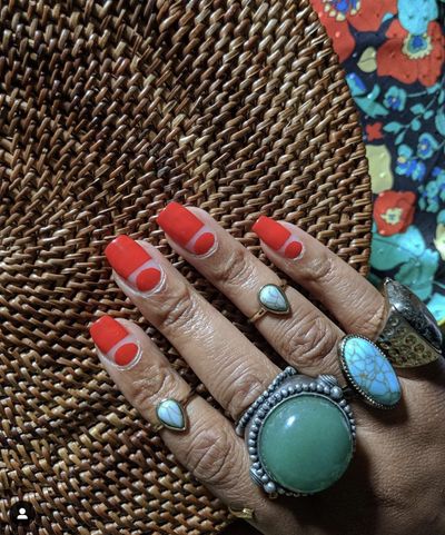 Hand Goals, Keith David, Paintbox Nails, Legacy Of Love, Chemical Engineer, Negative Space Nail Art, Sheryl Lee, Space Nails, Hippie Nails