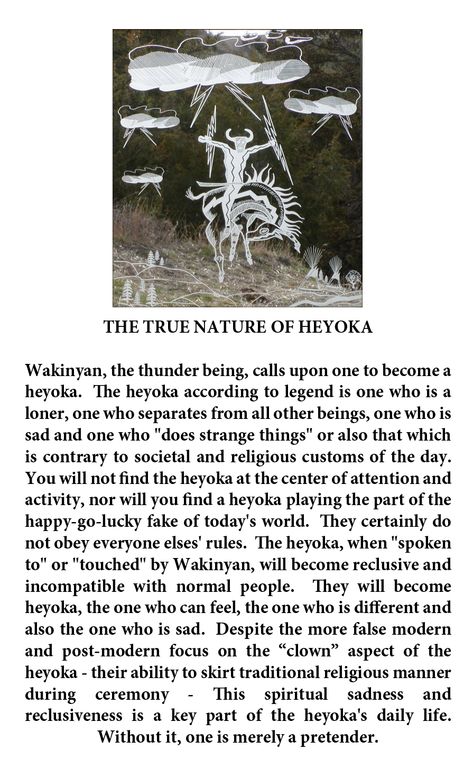 The Truth about Heyoka, their nature, sadness, recluse, relation to the thunder god and bucking of social and religious norms.  They are an alchemist, the one who observes, perceives and feels.  Too many fake wetigo are using their title today, not knowing or telling the Truth. Heyoka Empath Quotes, Heyoka Empath Truths, Heyoka Empath Symbol, Empath Symbol, Heyoka Empath, Empath Traits, Empath Abilities, Native American Spirituality, Thunder God