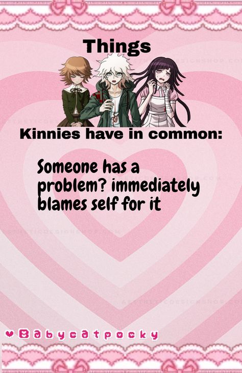 Fanon Vs Canon Danganronpa, Kinnie List, Danganronpa Trigger Happy Havoc, Danganronpa Funny, Danganronpa Memes, Trigger Happy Havoc, God Help Me, Trigger Happy, Nagito Komaeda