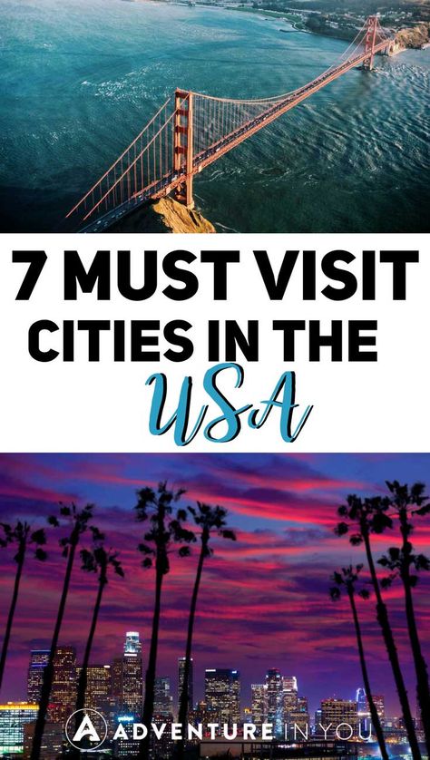 7 of the Best Cities in the US that You Have to Visit Las Vegas, Swag Dress, List Of Cities, Places In Usa, Cities To Visit, Places In America, Usa Cities, Visit Usa, Travel Bucket List Usa