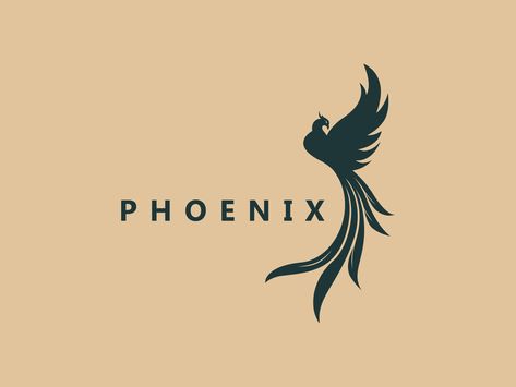 Fantasy Faction, Phoenix Vector, Fancy Logo, Phoenix Images, Fantasy Logo, Ink Logo, Feather Logo, Logo Design Set, Phoenix Design