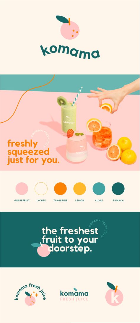 Villach, Healthy Logo Design, Business Bestie, Desain Merek, Visuell Identitet, 달력 디자인, Box Project, Juice Branding, Juice Packaging