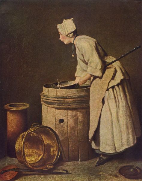 Anonimo, domestica Scullery Maid, National Gallery Of Art, Jean Baptiste, National Gallery, Caravaggio, Rembrandt, Rococo, Art Reproductions, Art History