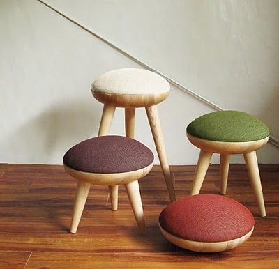 Kira Kids Blog: Kinocco Mushroom Stool Mushroom Stool, Woodworking Storage, Woodworking Toys, Woodworking Joints, Woodworking Workbench, Stool Design, Wooden Stools, Woodworking Furniture, Cheap Furniture