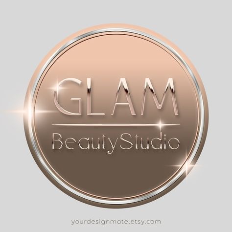 Professional Makeup Artist Logo, Makeup Artist Logo Design Graphics, Glam Logo Design, Hair Extensions Logo, Brow Logo, Logo Skincare, Makeup Artist Logo Design, Luxe Logo, Clever Logo Design