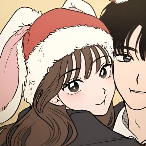 Our Secret Alliance Wallpaper, Secret Alliance Matching Pfp, Manhwa Christmas Pfp, Christmas Couple Pfps, Christmas Couple Profile, Our Secret Alliance Pfp, My Secret Alliance, Christmas Cp Pfp, Our Secret Alliance Icon