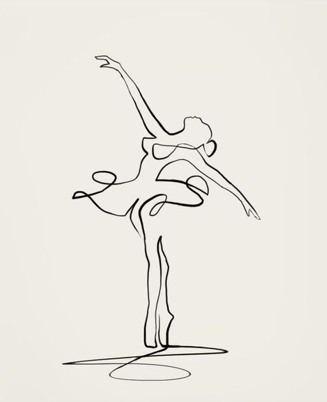 Drawing Of Dancer, Line Drawing Dancer, Ballet Line Drawing, Dancer Line Art Tattoo, Ballet Line Art, Dancer Drawing Simple, Dancer Aesthetic Wallpaper, Ballerina Drawing Simple, Ballet Dancers Drawing