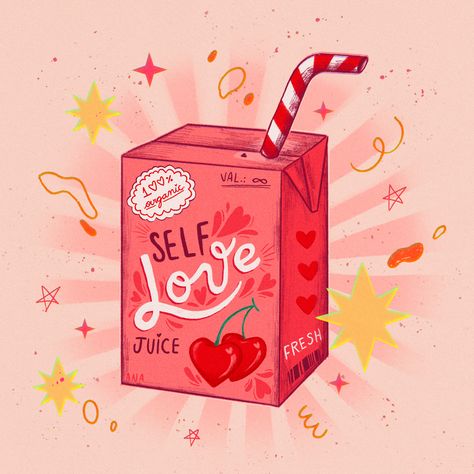 The juice box of our lives #art #instagram #artist #artwork #artesanato #illustration #illustrationartists #selflove #quotes Juice Box Painting, Juice Box Art, Juice Box Drawing, Juice Box Illustration, Juice Box Design, Selflove Illustration, Juice Illustration, Mood Bored, Juice Box