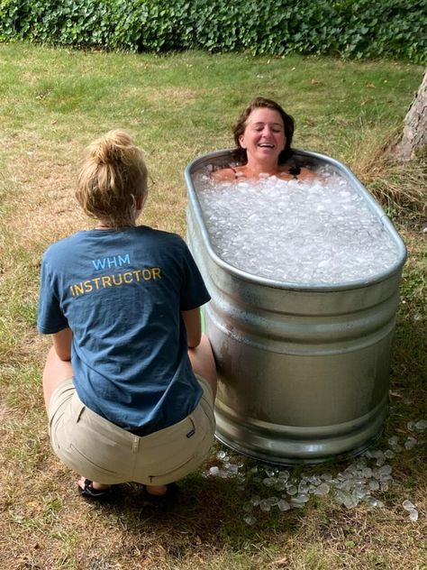 Ice Bath Calculator – Chest Freezer Cold Plunge Freezer Cold Plunge, Metabolic Workouts, Wim Hof, Cold Plunge, Ice Bath, Stock Tank, Ice Baths, Chest Freezer, Best Bath