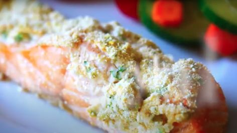 Bake Your Salmon Under A Slab Of Cream Cheese And Thank Us Later - Chowhound Salmon With Cream Cheese, Cream Cheese Salmon, Fish Recipes For Kids, Baked Cream Cheese, Mustard Cream Sauce, Recipe With Cream Cheese, Baked Salmon Recipe, Bagel Toppings, Salmon Cream Cheese