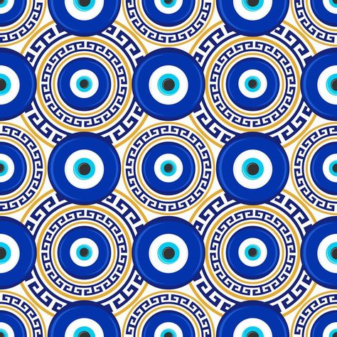 Evil Eye Vector, Evil Eye Background, Greek Mask, Evil Eye Pattern, Greek Eye, Evil Eye Art, Symbole Protection, Protection Symbols, Turkish Eye