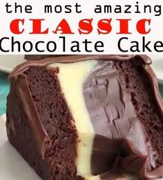 Classic Chocolate Cake Recipe, Classic Chocolate Cake, Baked Orange Chicken, Swiss Cake, Chocolate Swiss Meringue Buttercream, Orange Baking, Cookie Brownie Recipe, Vegetarian Cake, Salisbury Steak