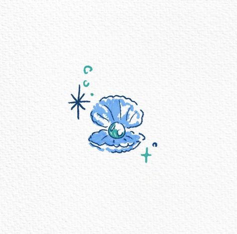 Ocean Drawing, Tato Henna, Cute Blue Wallpaper, Wallpaper Doodle, Cute Doodles Drawings, Cute Doodle Art, Mini Drawings, Cute Easy Drawings, Doodle Drawings