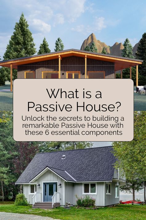 Passive Housing Design, Low Maintenance House Design, Passive Home Plans, Passive Home Design, In Ground House, Passive House Floor Plans, Ecofriendly Houses, Passive Building, Passive House Architecture