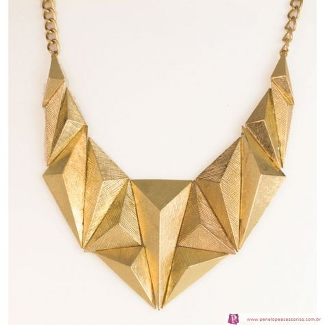 geometric necklace Maths Project, Geometric Accessories, Origami Necklace, Architectural Jewelry, Arabic Jewelry, Smart Jewelry, Jewelry Design Inspiration, Body Adornment, Jewellery Sketches