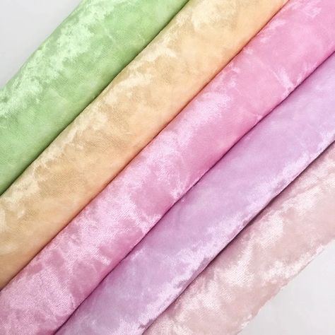 Amonglitter Wholesales Leather Supplier Pastel Colors Soft Crushed Velvet Fabric Sheets For Bows DIY 21x29cm MB154|Synthetic Leather| - AliExpress Custom Wardrobe, Crushed Velvet Fabric, Fabric Sheets, Velvet Cloth, Bows Diy, Fabric Inspiration, Diy Bow, Art Tools, Color Textures