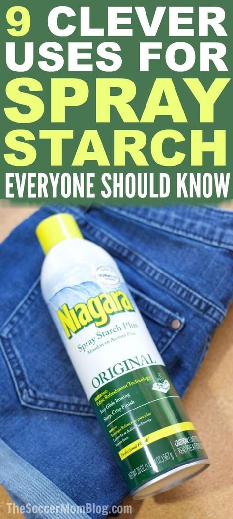 Spray Starch Hacks to make life easier! For home, crafting, laundry & more (ad) Spray Starch Crafts, Starched Fabric Wall, Clothes Life Hacks, Homemade Clothes, Fabric Starch, Spray Starch, Old To New, Coconut Benefits, Clothes Hacks