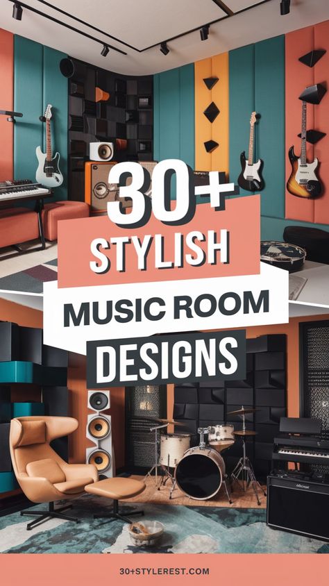 Elevate your space with these 30+ stylish music room decor ideas! 🎶✨ Whether you’re designing a cozy music room studio, a sleek soundproof music studio, or a creative office recording studio, these ideas will inspire you. Explore stunning music-themed interior designs, from contemporary music rooms to guitar man caves. Dreaming of a serene garden music studio or a functional garage recording studio? 🌿🎸 Find the perfect decor to transform your space into a true musical paradise! Save this pin for endless inspiration! 🎼 Garage Recording Studio, Cozy Music Room, Music Room Decor Ideas, Functional Garage, Music Room Design, Guitar Man, Window Inserts, Serene Garden, Music Rooms